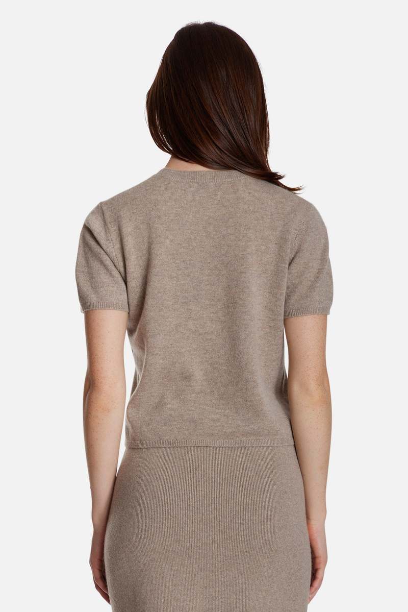 The Tile Club Bella Cashmere Short Sleeve Tee