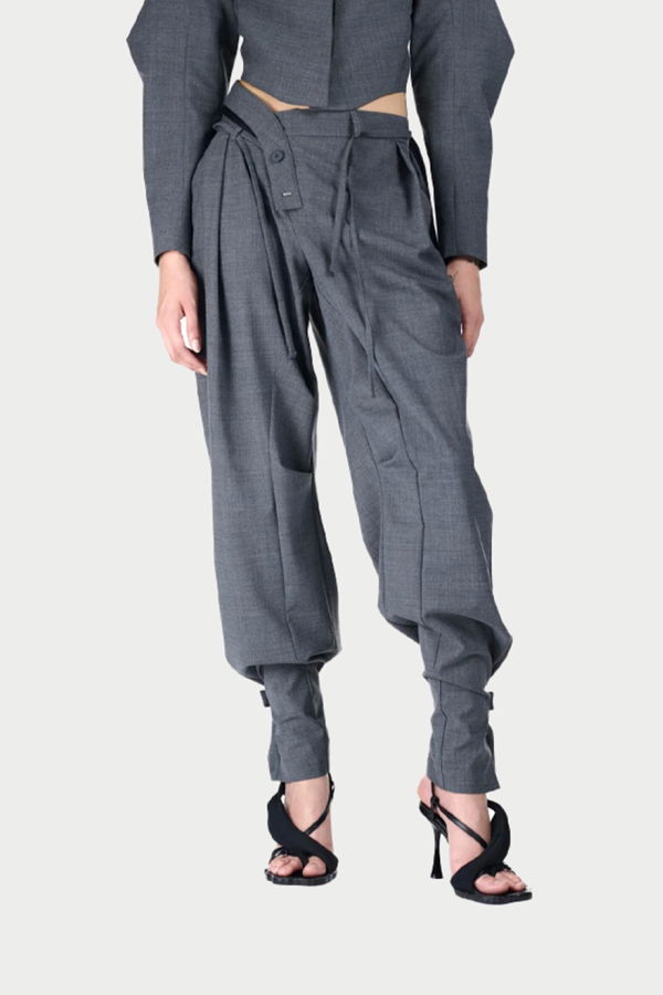 Ottolinger Strapped Baggy Suit Pants