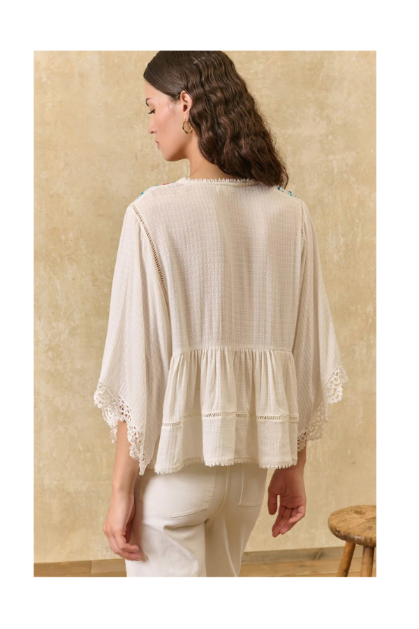 Louise Misha Emila Blouse - Cream