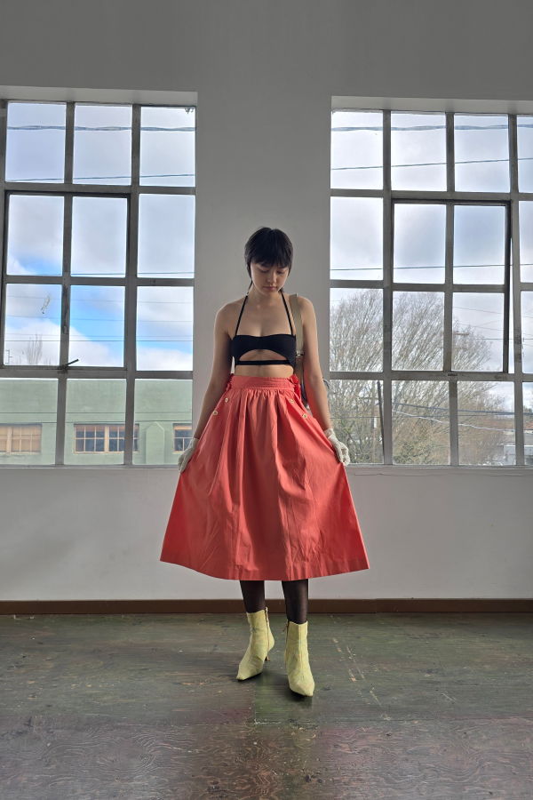 Vintage Gucci Watermelon Cotton Skirt Skirt