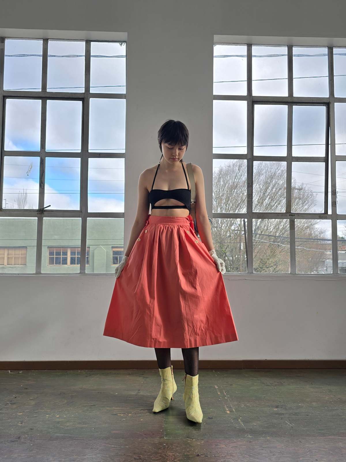 Vintage Gucci Watermelon Cotton Skirt Skirt - Image 2 of 8