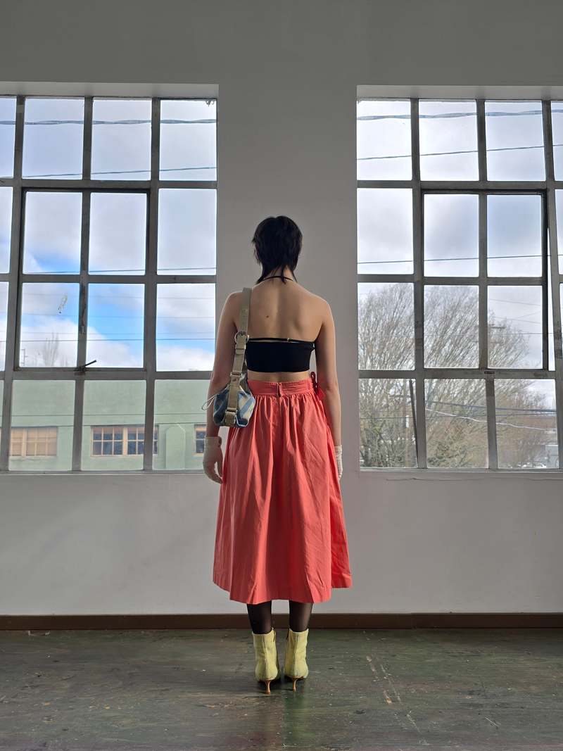 Vintage Gucci Watermelon Cotton Skirt Skirt