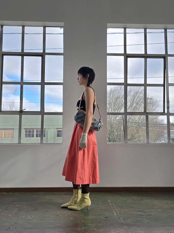 Vintage Gucci Watermelon Cotton Skirt Skirt