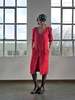 Vintage Saint Laurent Rive Gauche Raspberry Linen Dress - Dress - Thumbnail 1