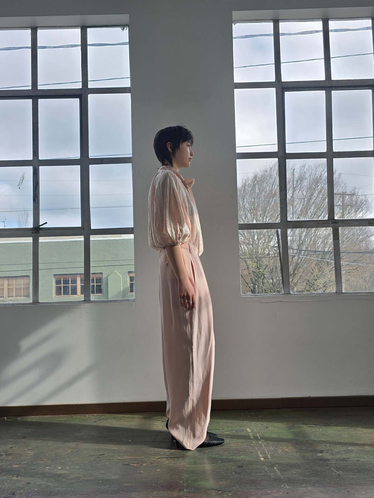 Vintage Sonia Rykiel Petal Pink Trousers - Image 2 of 5