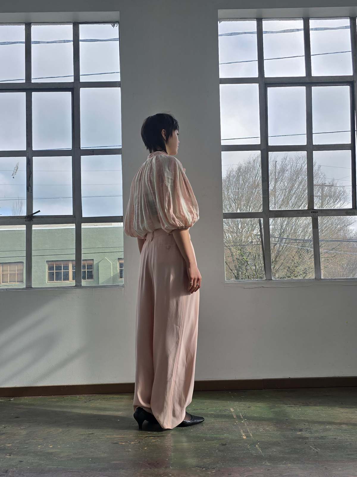 Vintage Sonia Rykiel Petal Pink Trousers - Image 3 of 5