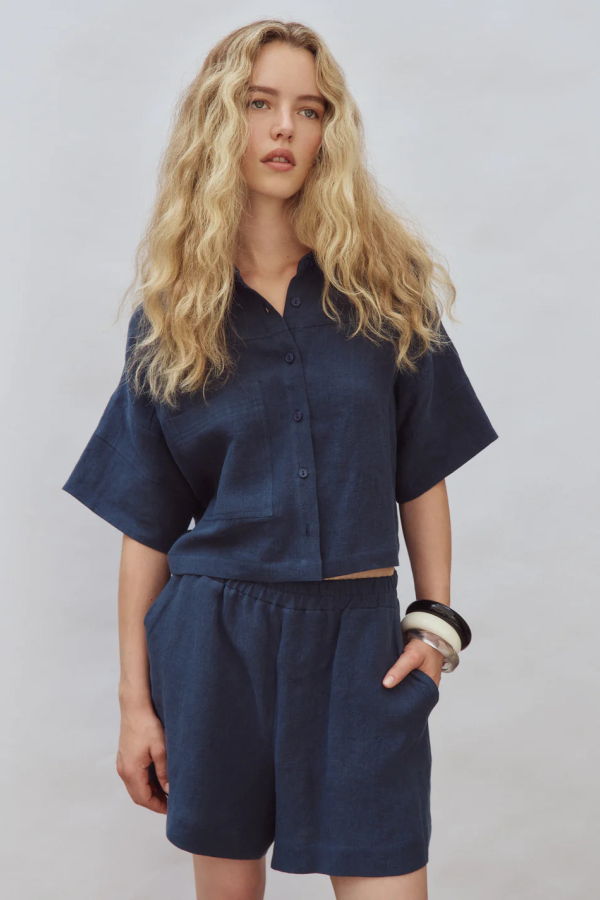 Eve Gravel Tara Shirt - Petrol