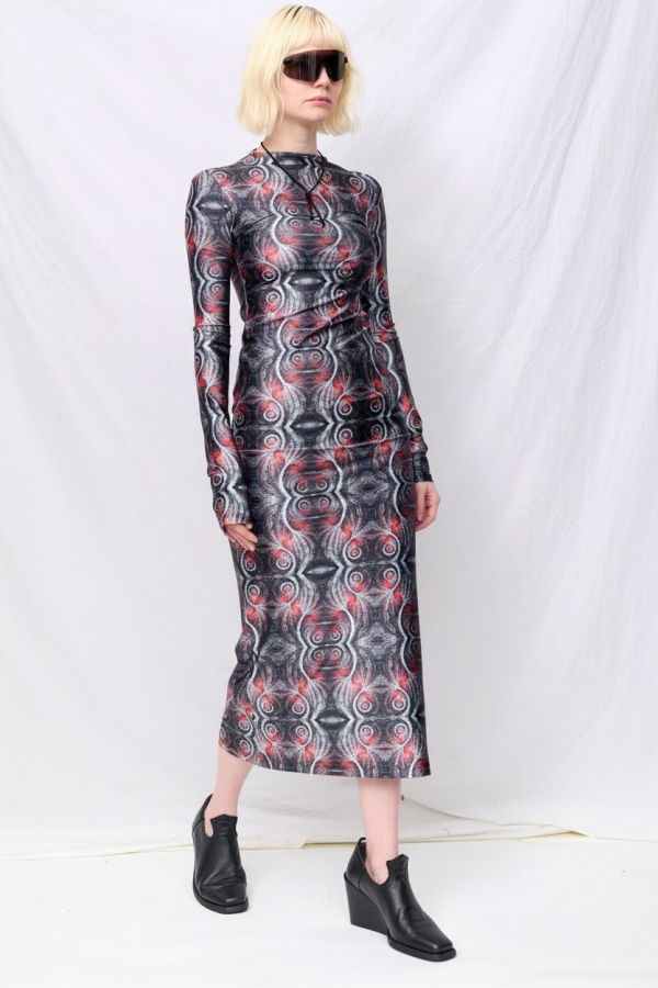 Assembly DMT Long Sleeve Mockneck Dress