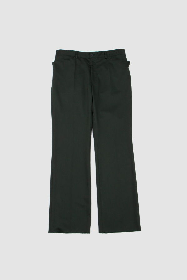 Husbands Flared Trousers - Bottle Green