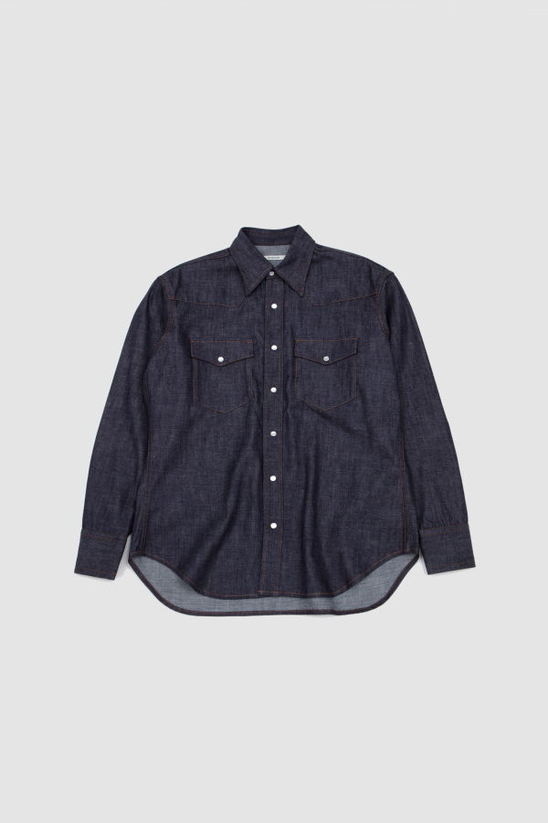 Husbands Western Shirt - Indigo