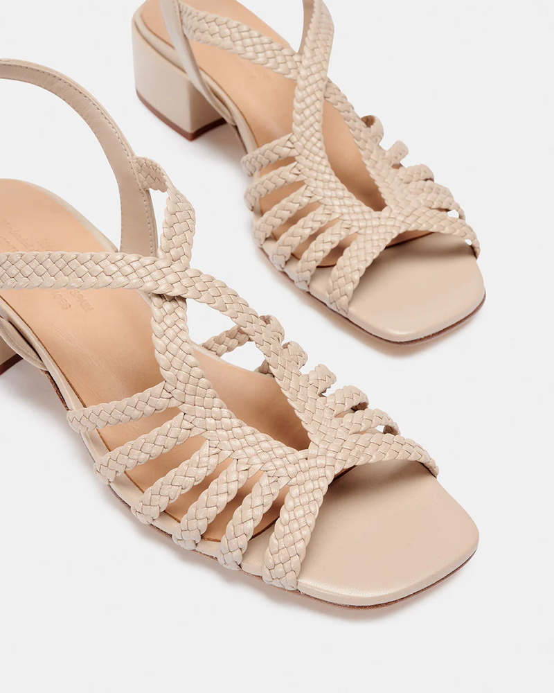 Naguisa Rac Square Low Sandals