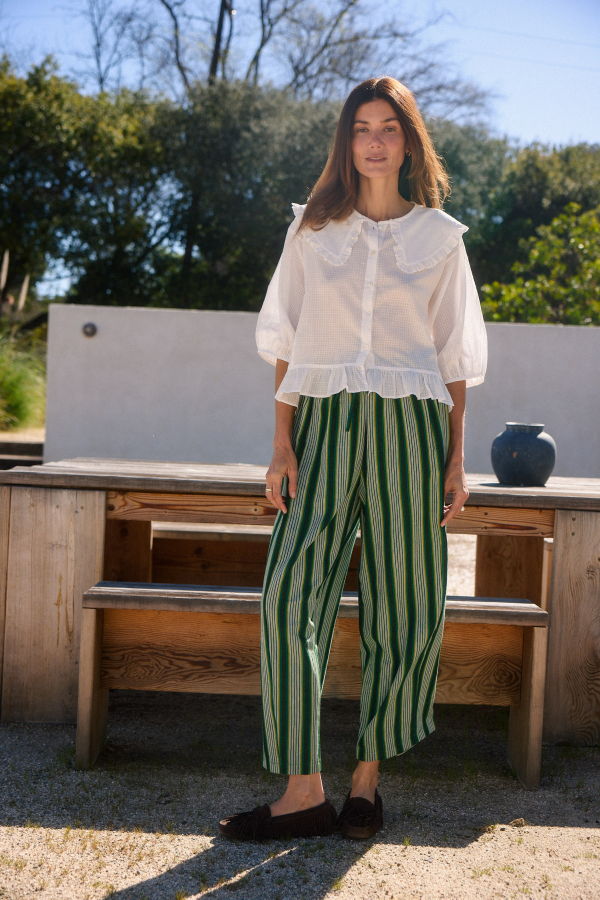 World of Crow Cloud Collar Blouse