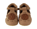 Donsje Zizu Turtle Baby Shoes - Truffle Nubuck - Thumbnail 1