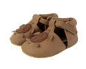 Donsje Zizu Turtle Baby Shoes - Truffle Nubuck - Thumbnail 2