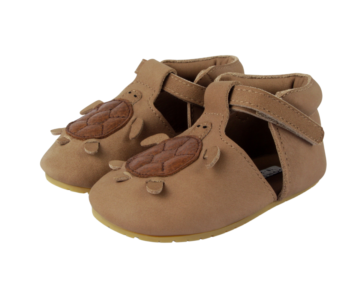 Donsje Zizu Turtle Baby Shoes - Truffle Nubuck - Image 2 of 5