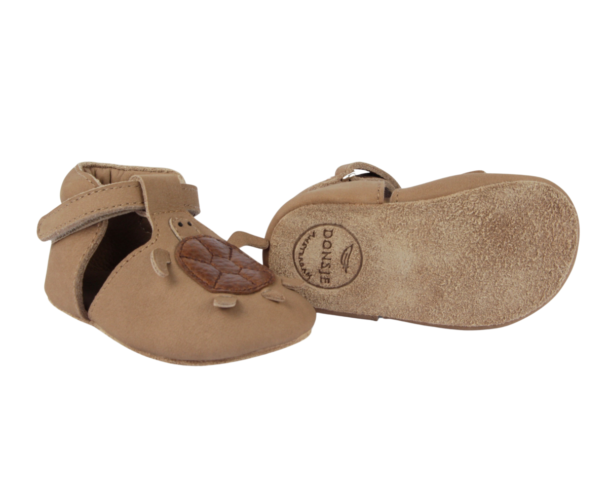 Donsje Zizu Turtle Baby Shoes - Truffle Nubuck - Image 4 of 5