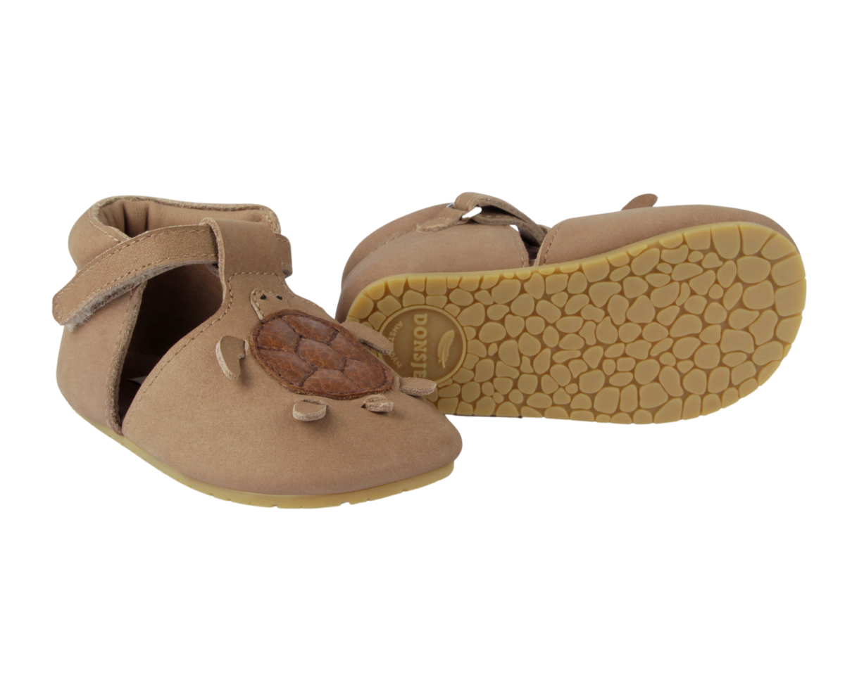 Donsje Zizu Turtle Baby Shoes - Truffle Nubuck - Image 5 of 5
