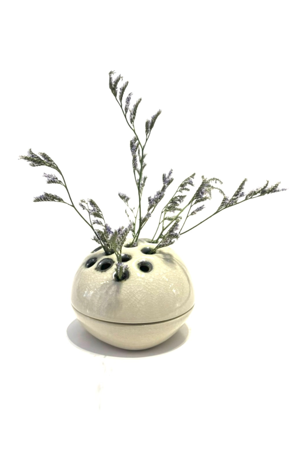 Allison Skinner Lidded Ikebana Vase