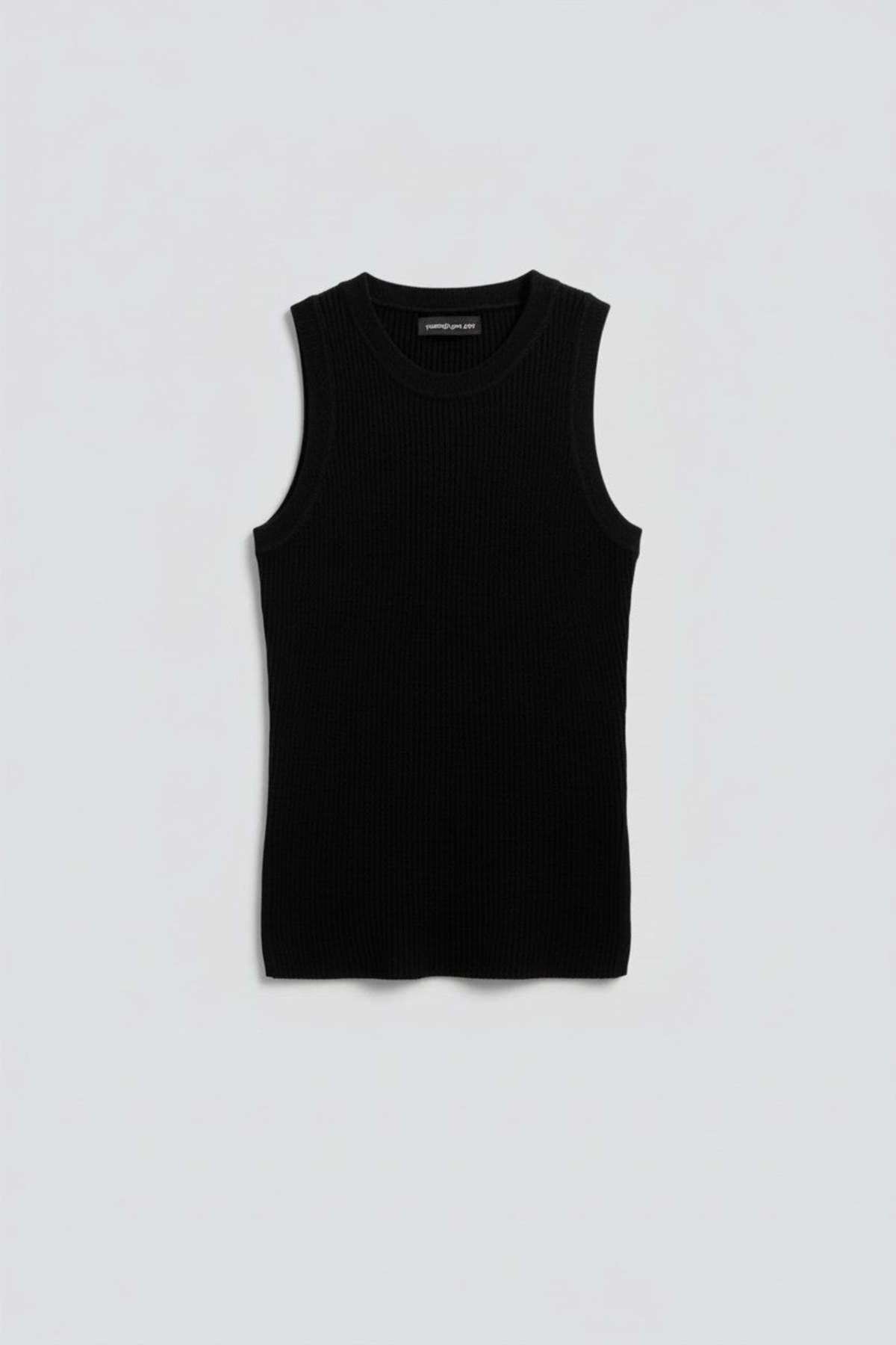 Assembly Silk Cashmere Ribbed Sleeveless Top - Image 2 of 6
