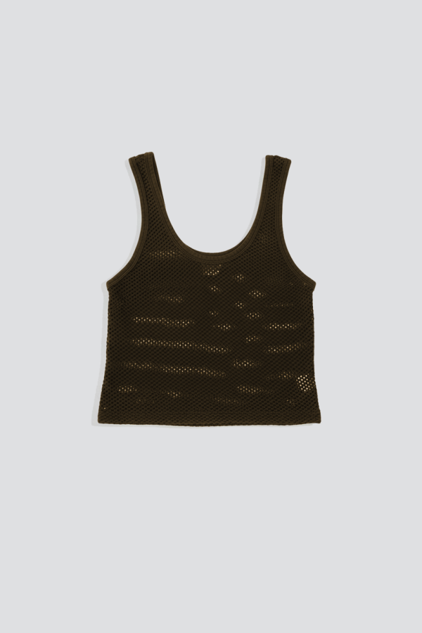 Jungmaven Coffee Bean Mesh Sporty Tank Top