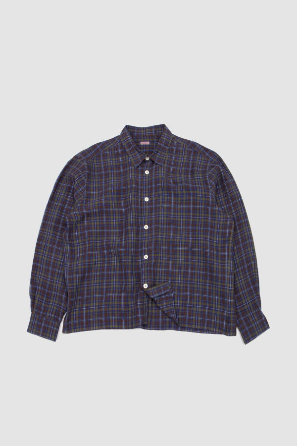 Conkers Relaxed Farmer Shirt - Damson