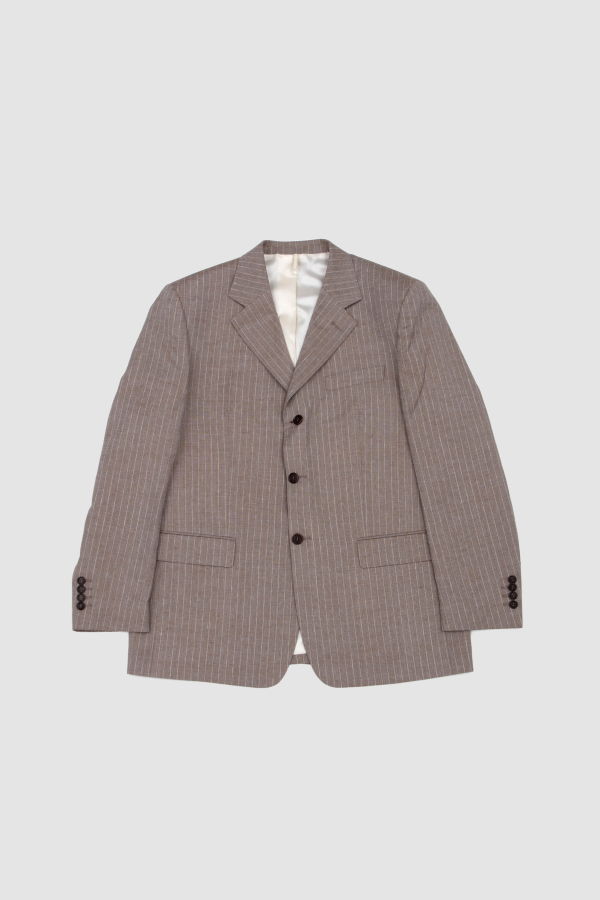 Sunflower Show Blazer - Dark Sand Stripe