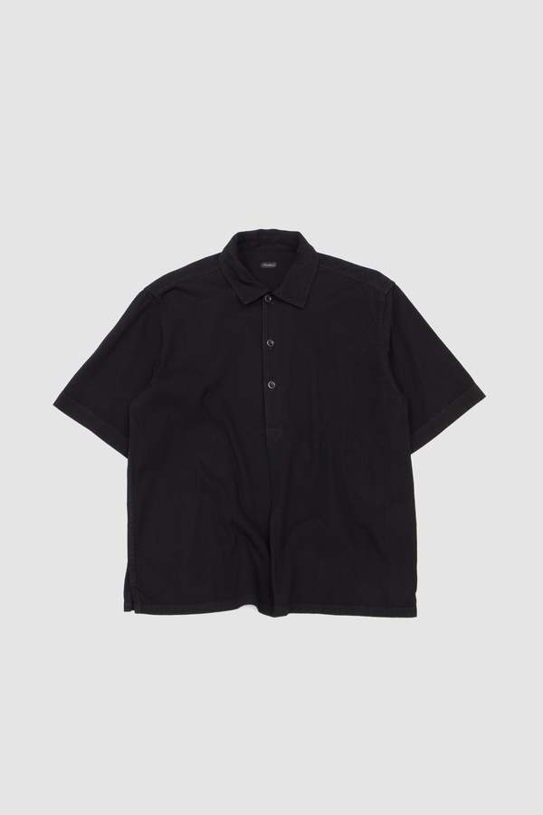 Conkers SS Night Shirt - Overdyed Black