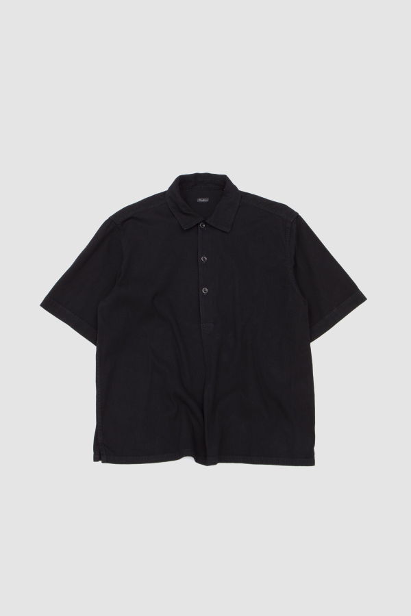 Conkers SS Night Shirt - Overdyed Black