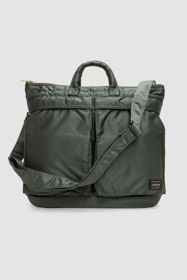 Porter Yoshida Tanker Helmet Bag - Sage Green