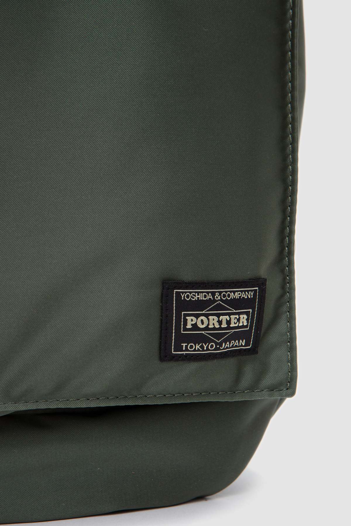 Porter Yoshida Tanker Helmet Bag - Sage Green - Image 4 of 5