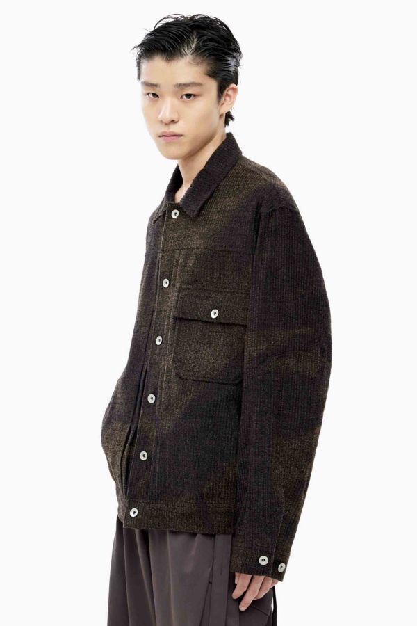 JiyongKim Sun Bleached Trucker Jacket