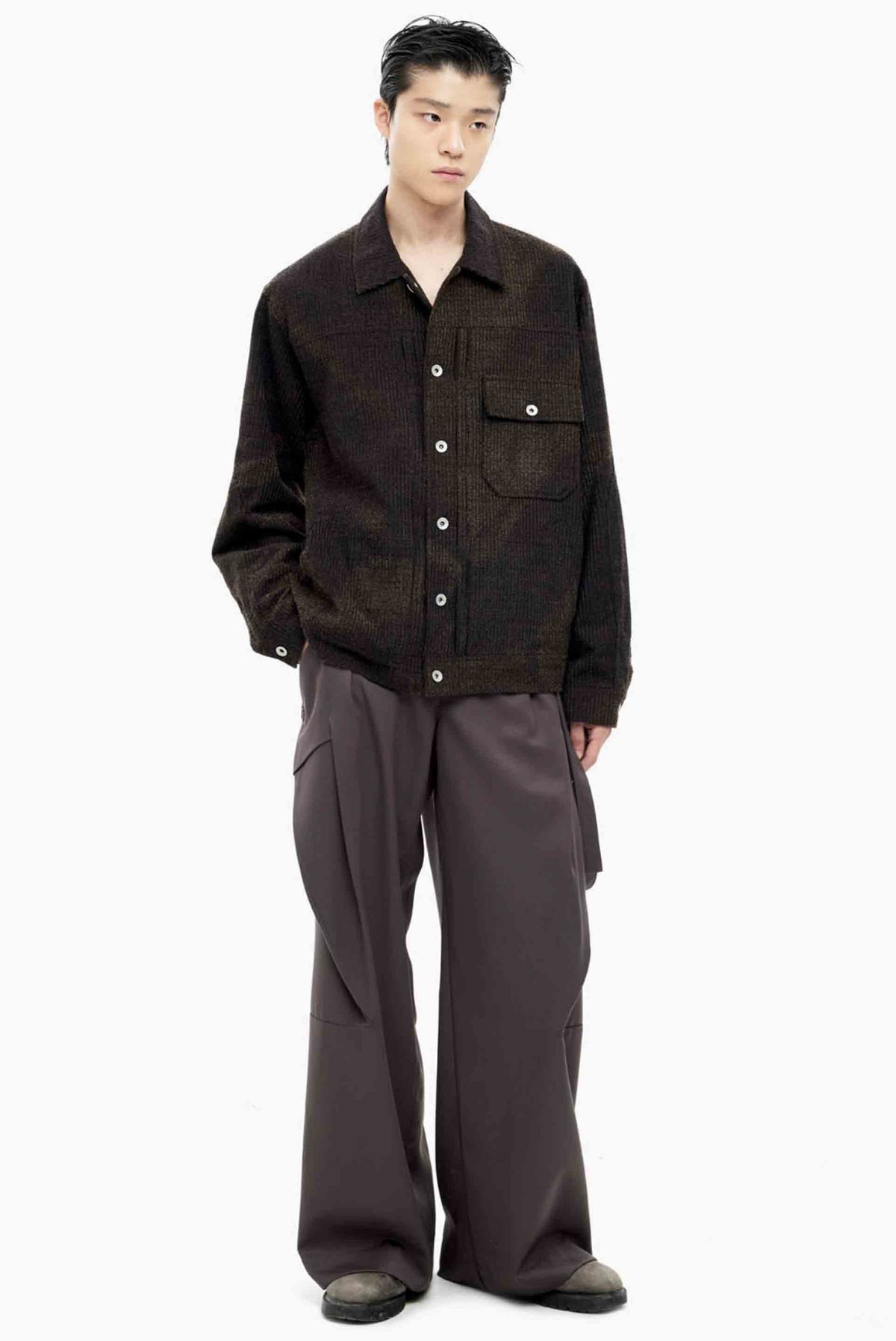 JiyongKim Sun Bleached Trucker Jacket - Image 4 of 5