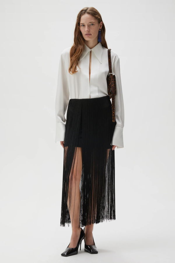 Beaufille Diaz Fringe Skirt