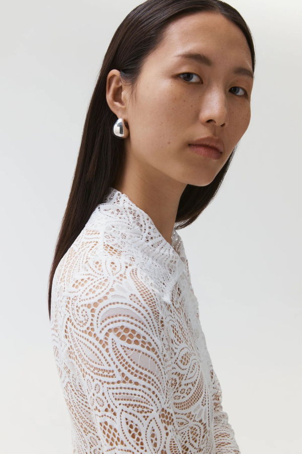 Beaufille Porte Hoop Earrings - Silver