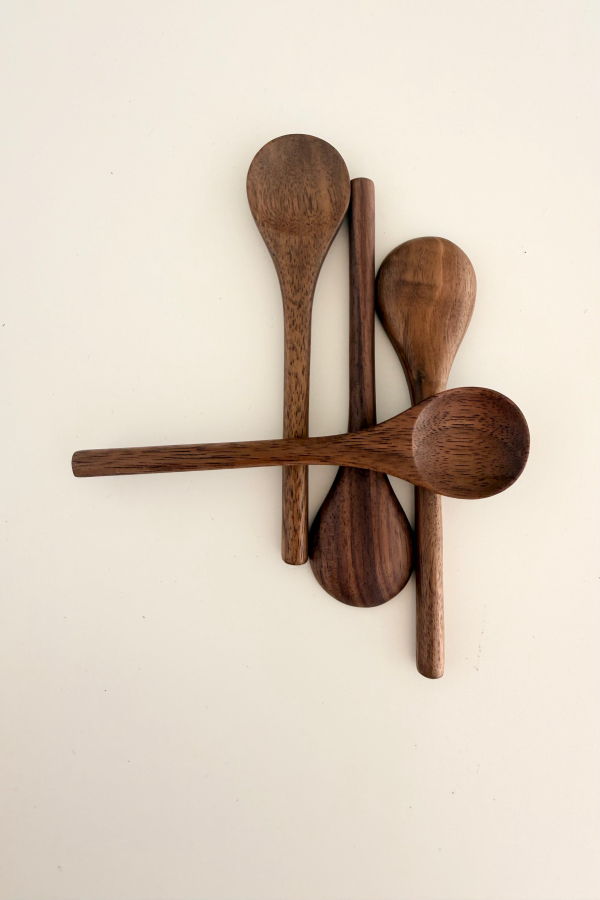 JBrody & Co. USA 4" Tiny Spoon Set of 4 Serving Utensils