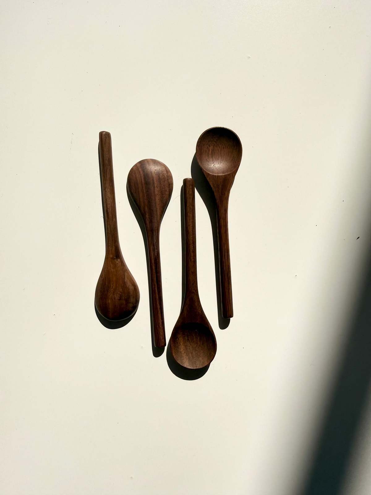 JBrody & Co. USA 4" Tiny Spoon Set of 4 Serving Utensils - Image 3 of 4