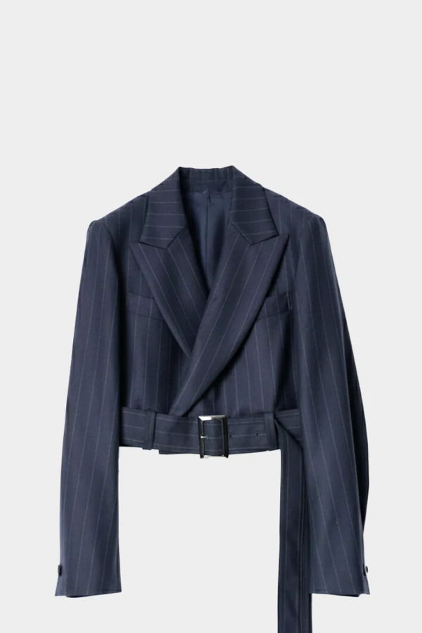 UJOH Cropped Belt Jacket