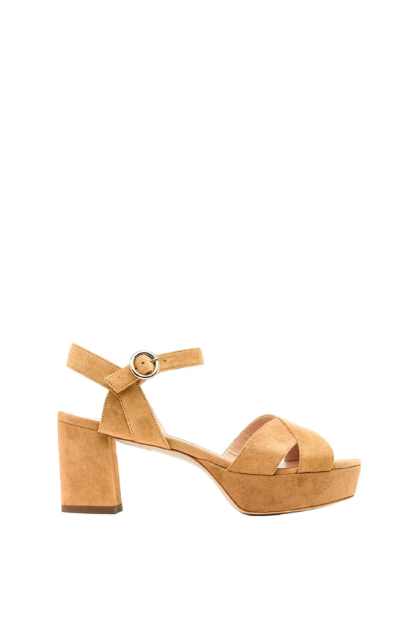 Rupert Sanderson Deidre Platform Sandal - Beige