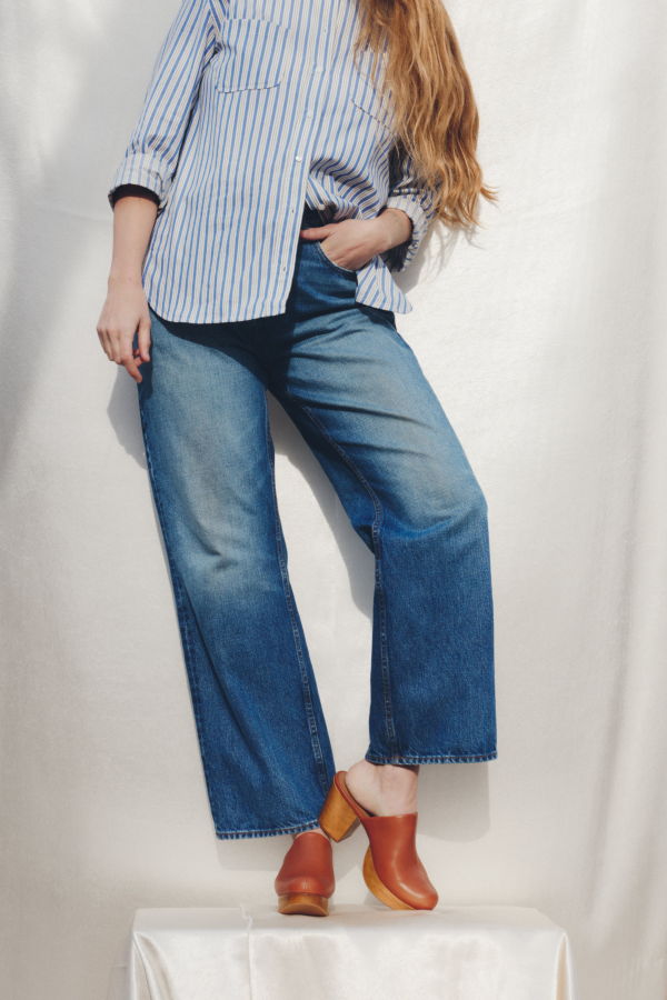 Fortress Ava Platform Clog - Whiskey Nappa