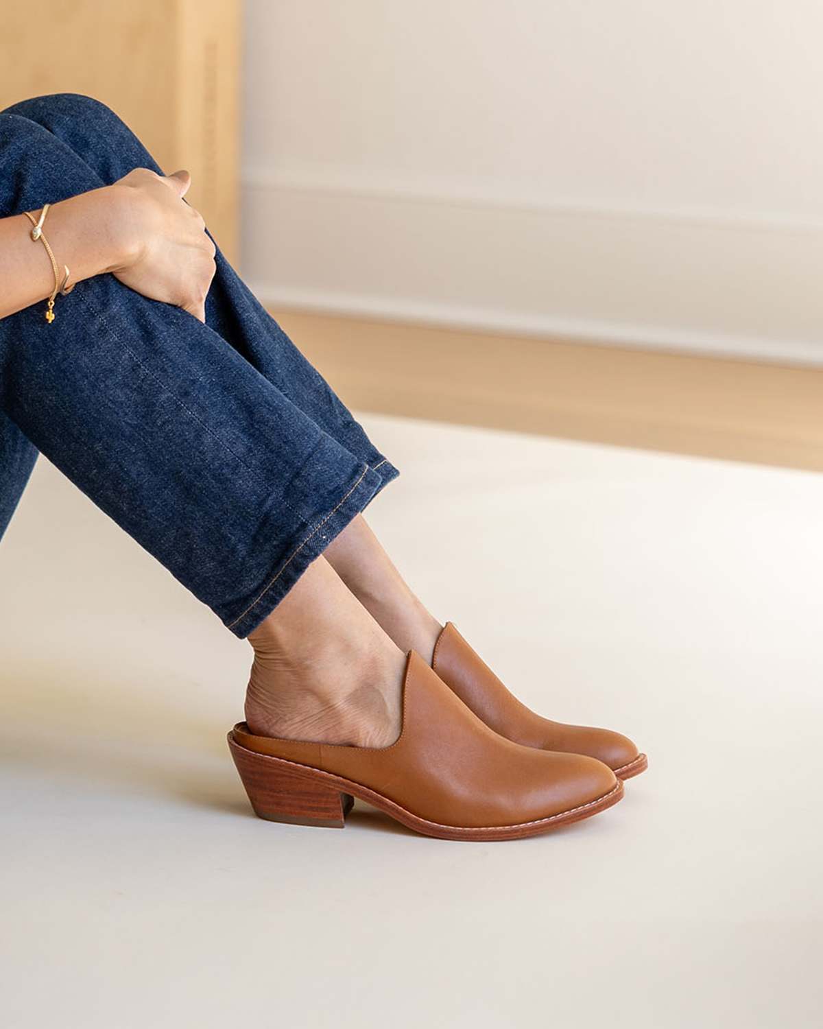 Fortress Michelle Heeled Mule - Caramel Crust - Image 2 of 4