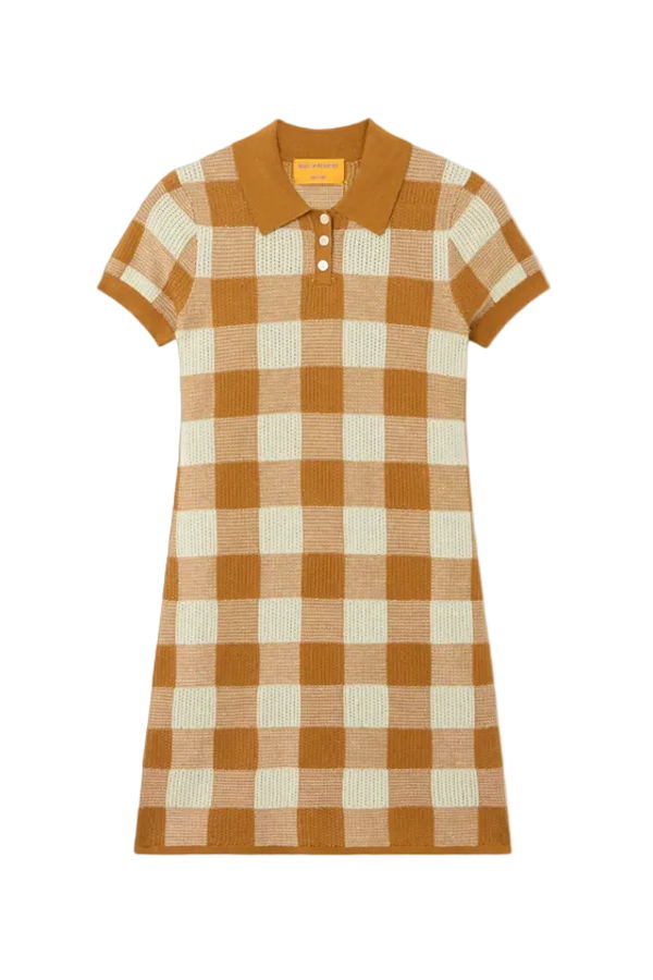Guest in Residence Gingham Polo Dress