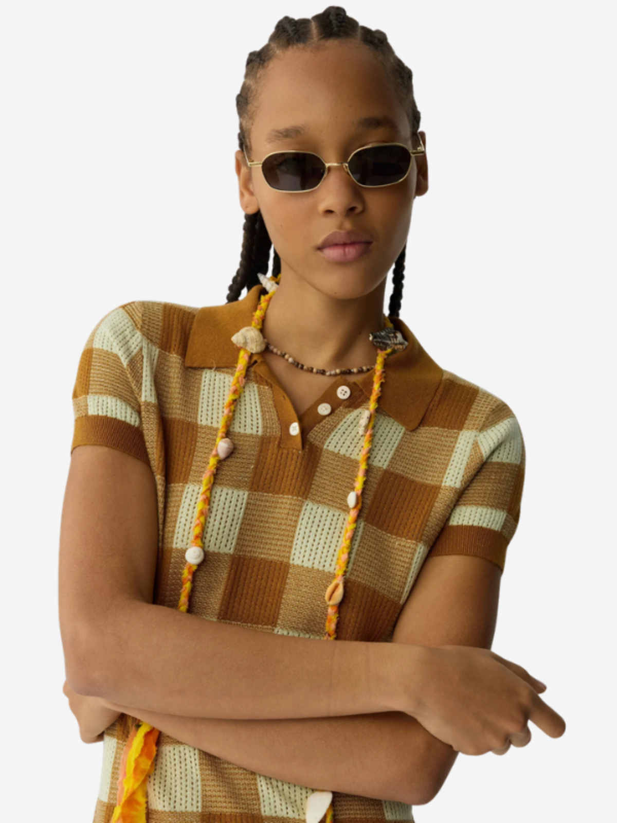 Guest in Residence Gingham Polo Dress - Image 5 of 5