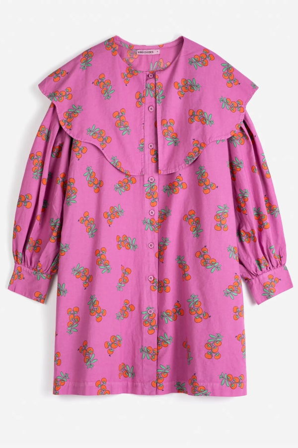 KIDS Bobo Choses Juicy Tomatoes Collar Dress