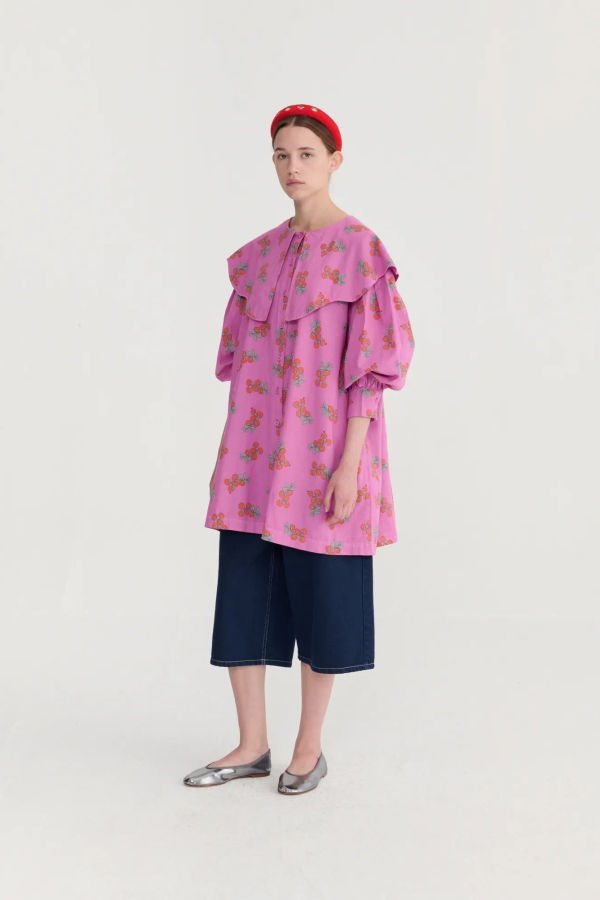 KIDS Bobo Choses Juicy Tomatoes Collar Dress