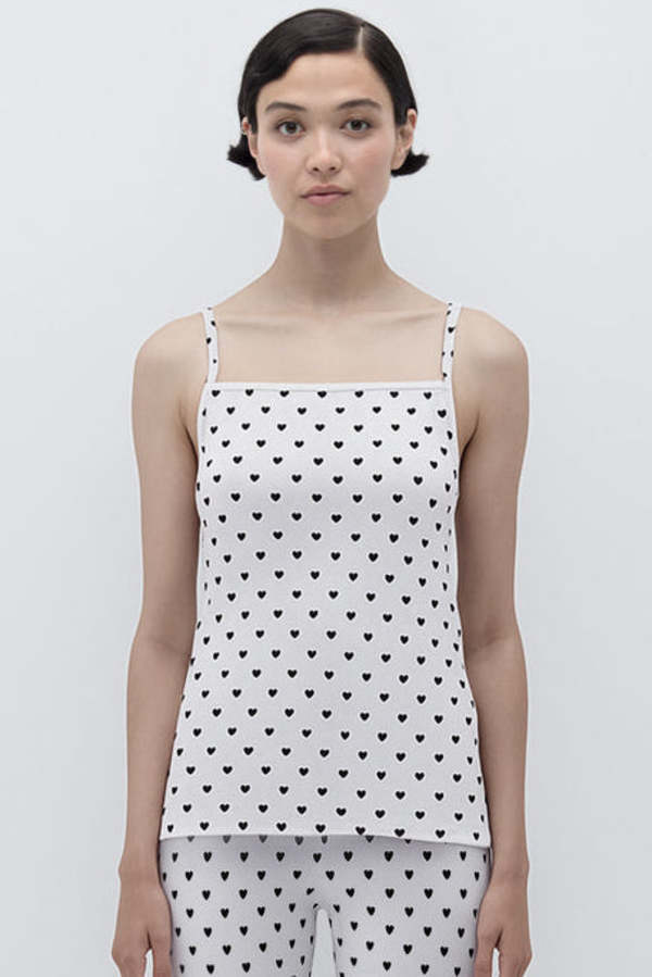 Rita Row Ripe Top - Heart Polka Dot