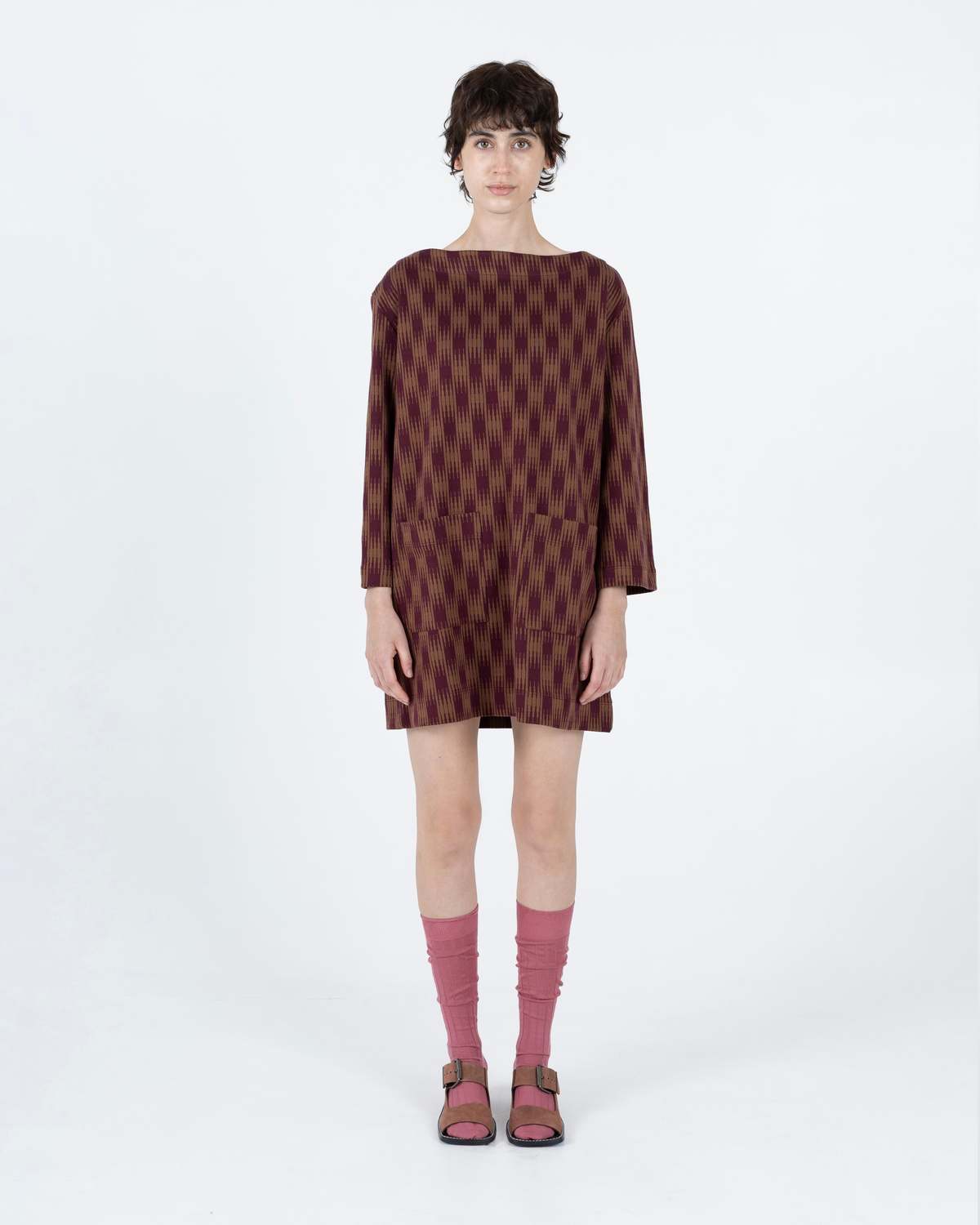 samet Bram Dress - Ombre Checks Jersey - Image 1 of 10