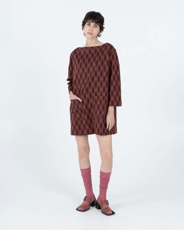 samet Bram Dress - Ombre Checks Jersey