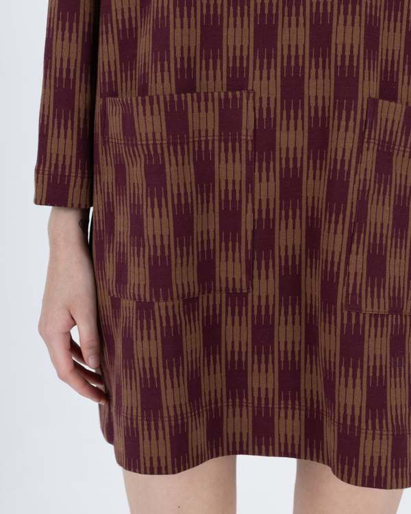 samet Bram Dress - Ombre Checks Jersey