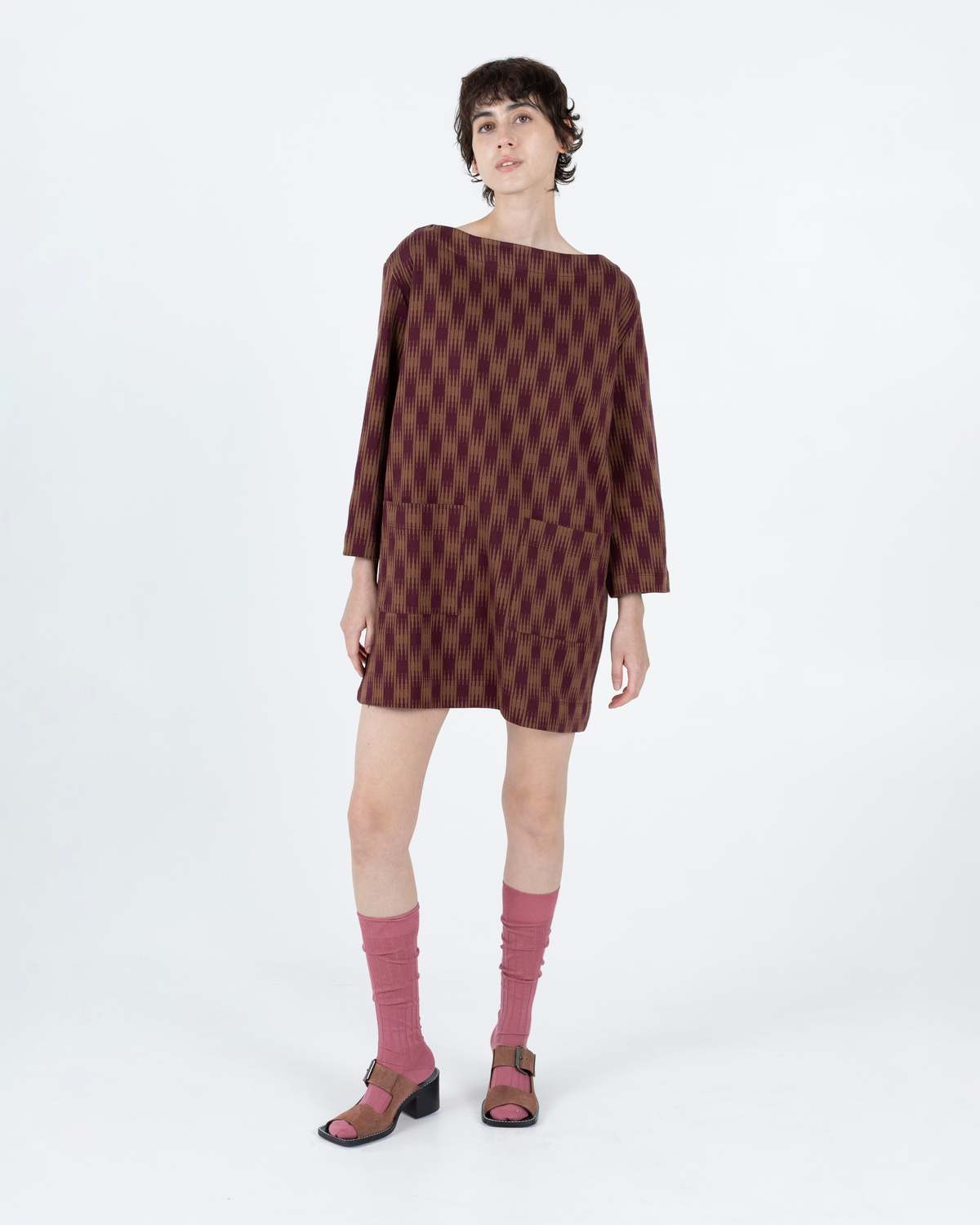 samet Bram Dress - Ombre Checks Jersey - Image 10 of 10