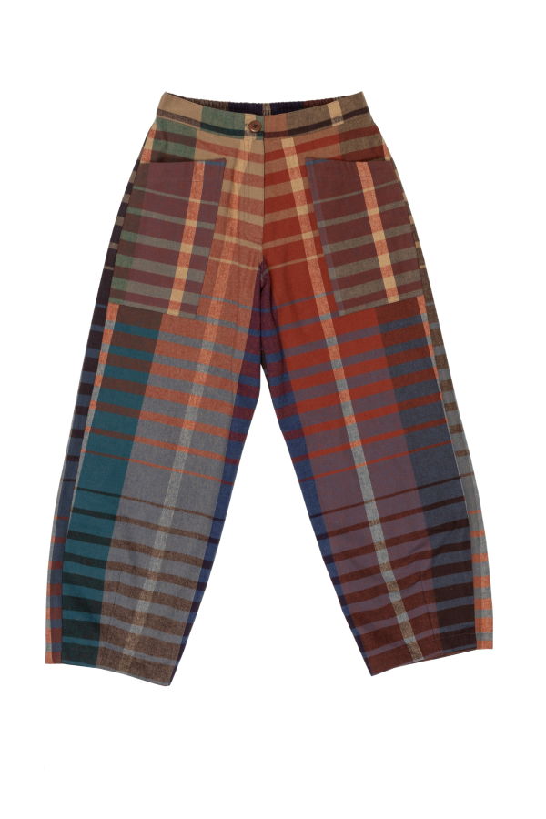samet Chibi Pant Rad Plaid